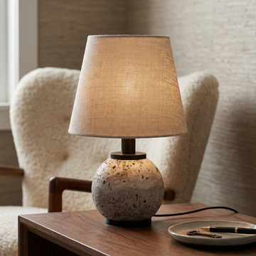 Rechargeable Stone Table Lamp