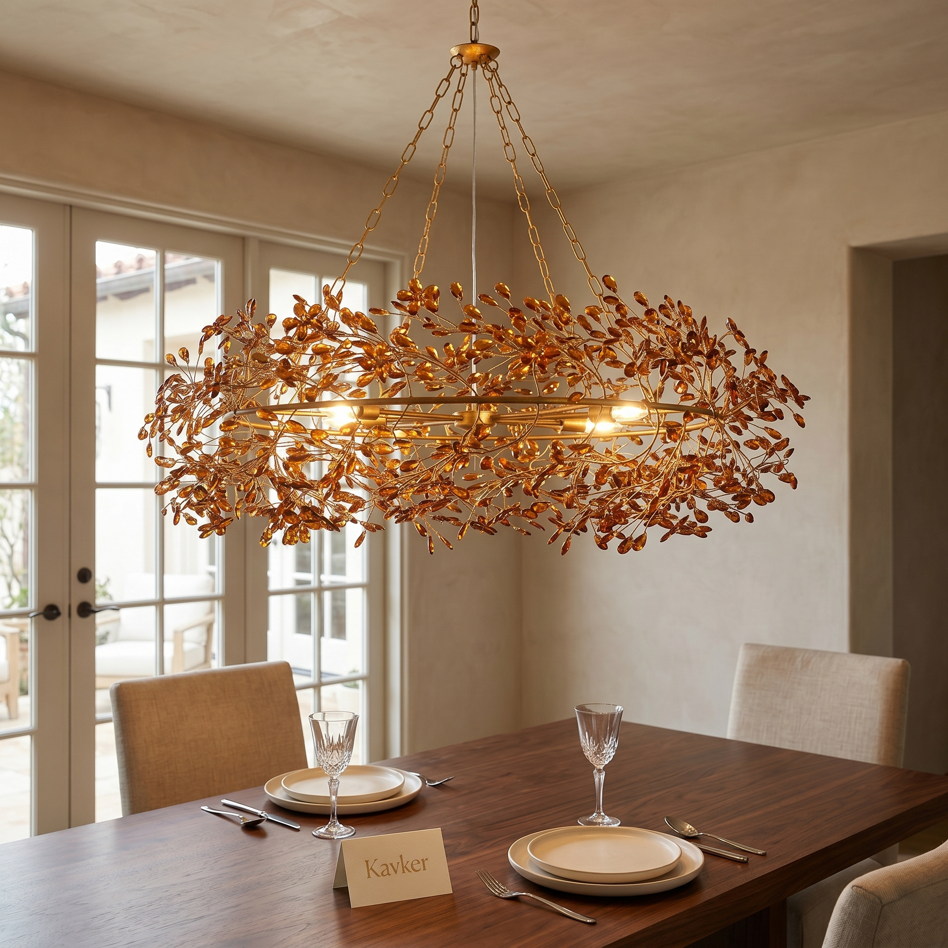Fiore Crown Chandelier Light