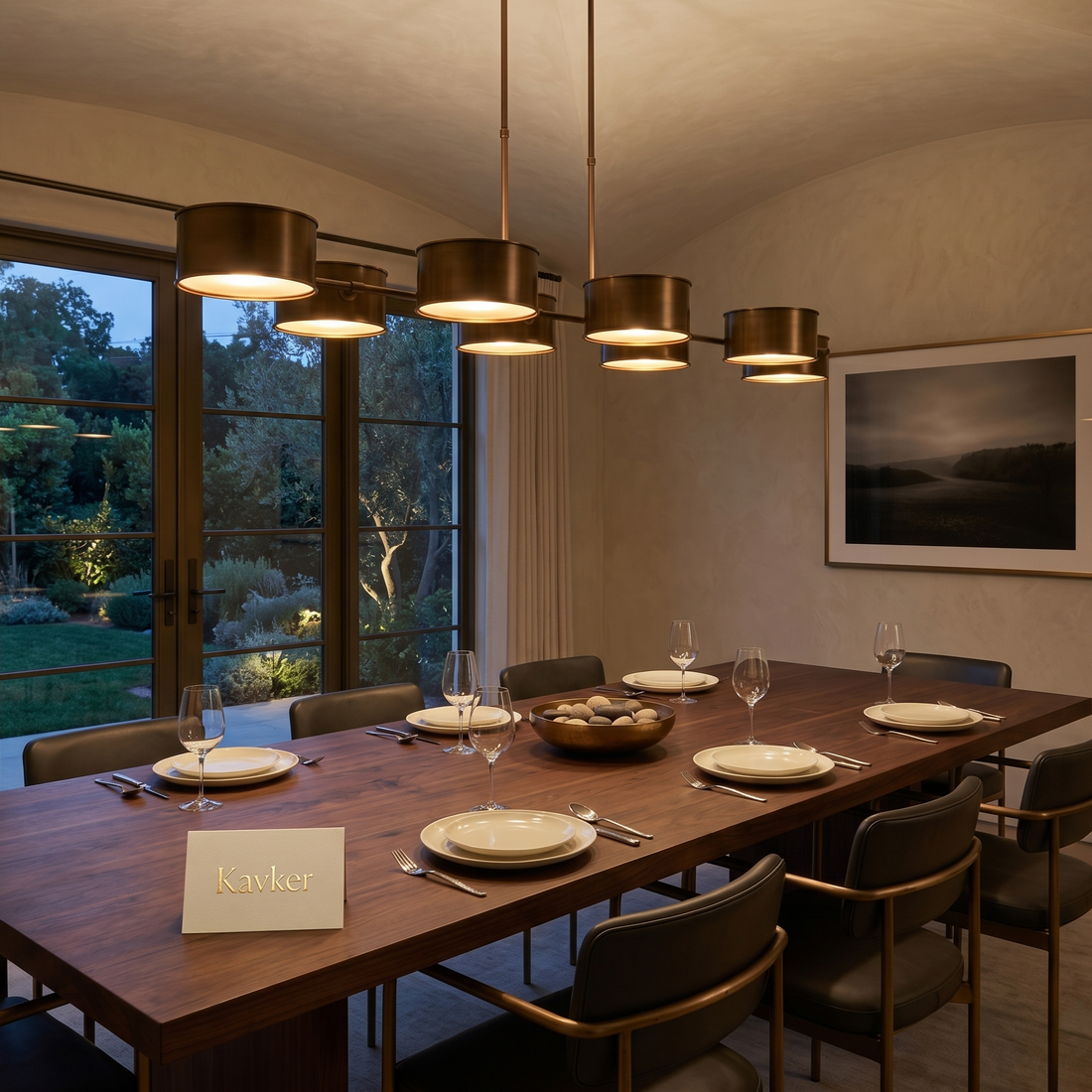 Daphne Metal Linear Chandelier Light