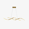 Gentle Waves Modern Pendant Light with Adjustable Finish