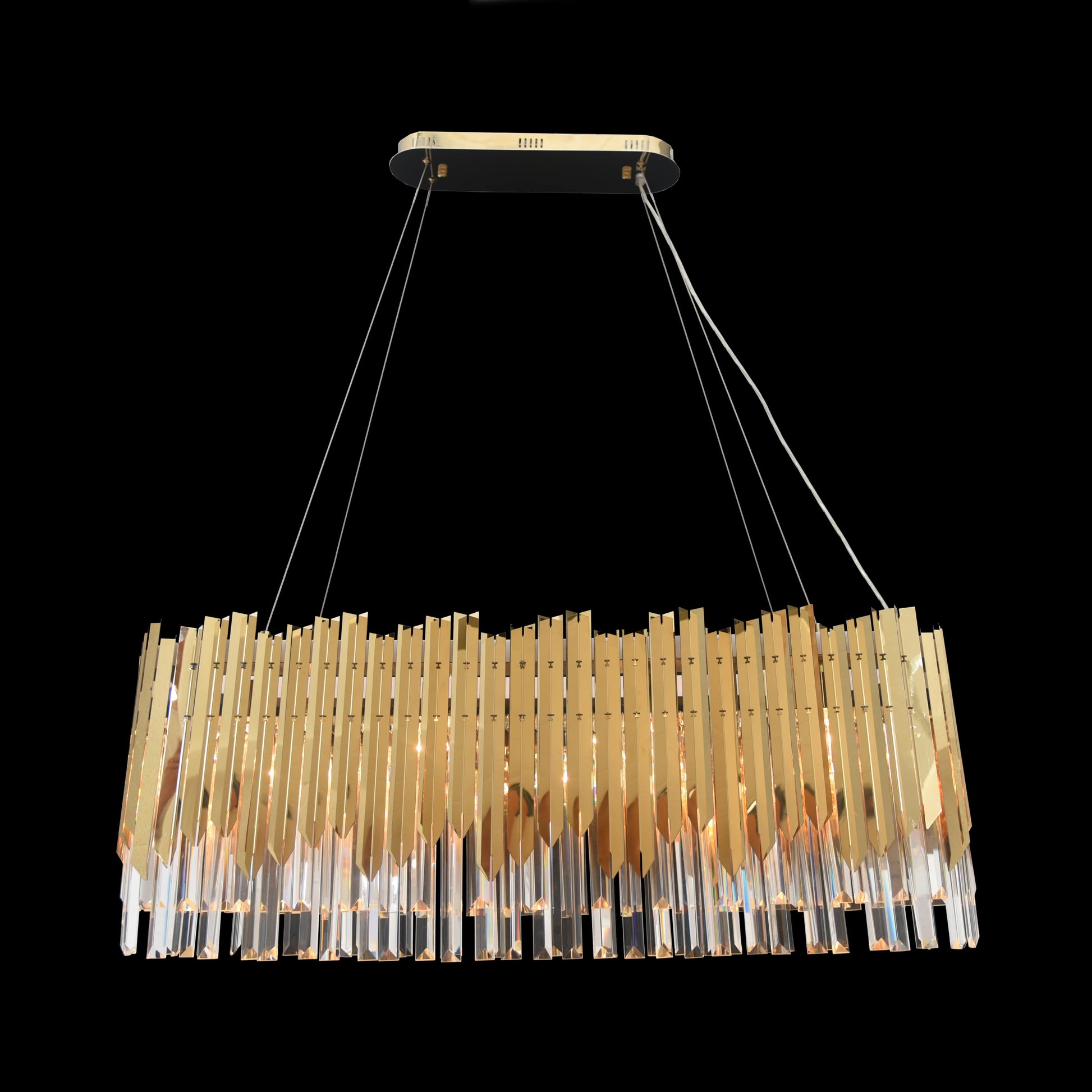 Arrows Rectangular Crystal Chandelier - Kavker - 