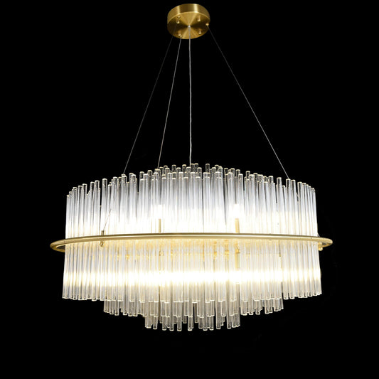 Halo Tubular LED Chandelier - Kavker