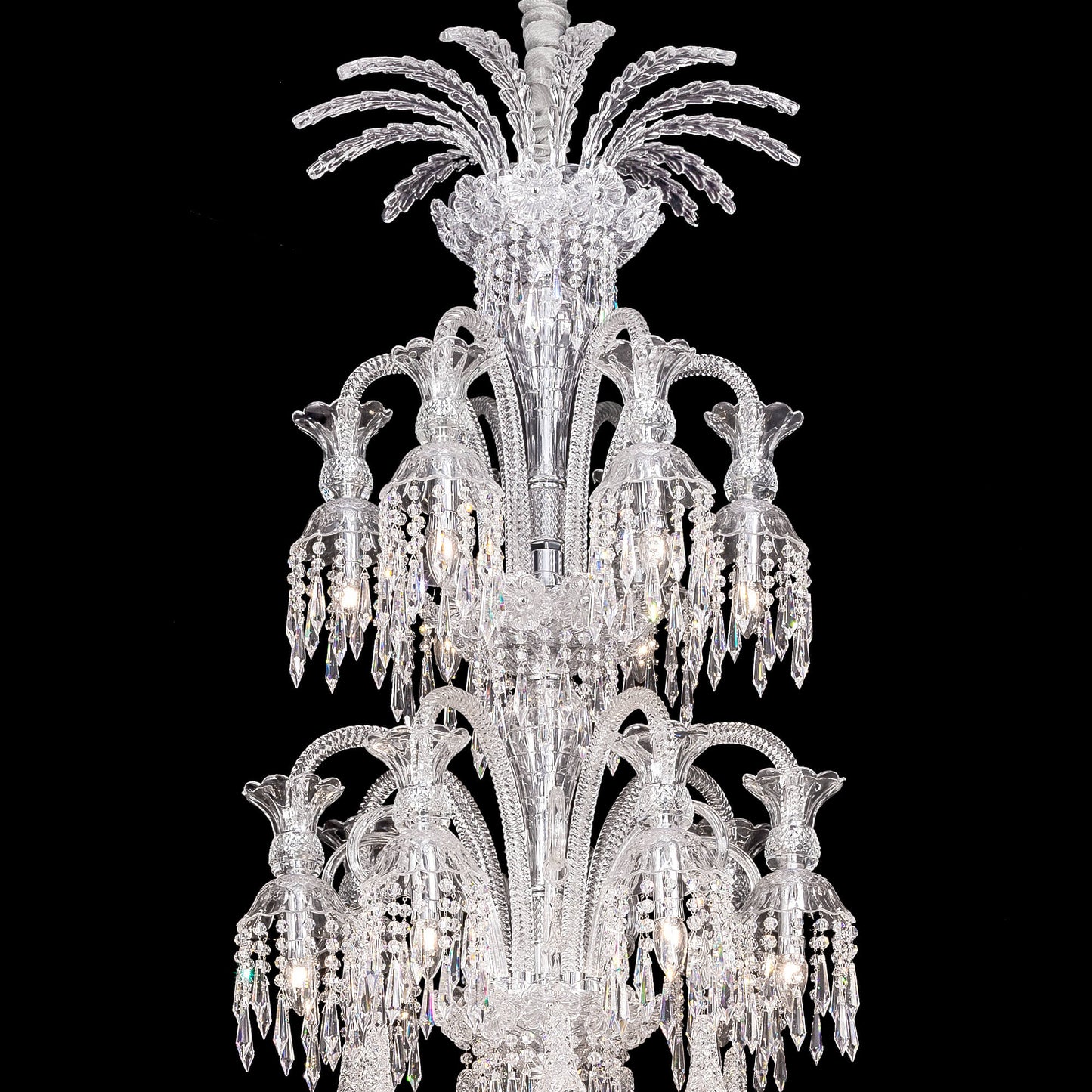 Huge Baccarat Museum Crystal Chandelier-Kavker