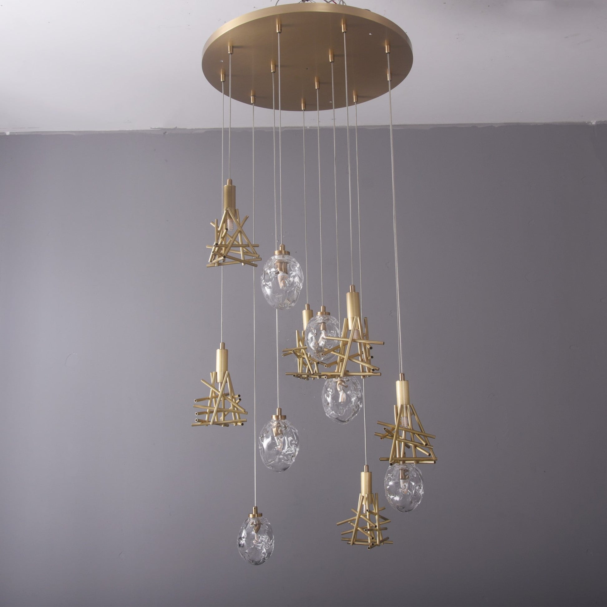 Nest Branching Glass Gem Pendant Light - Kavker