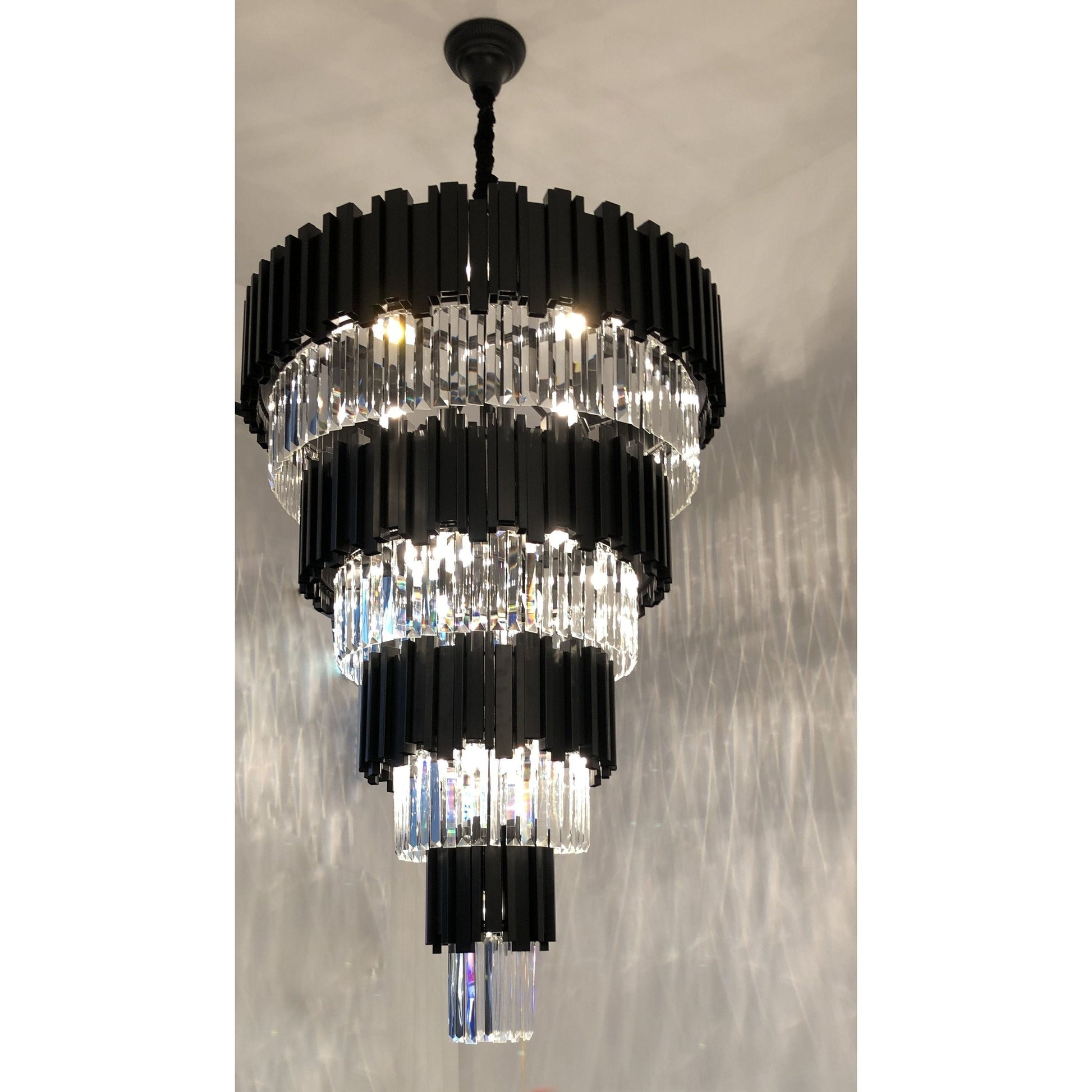 Colonnade Tiered Round Crystal Chandelier - Kavker - 