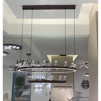 Aprilia Round LED Ring Chandelier - Kavker - 