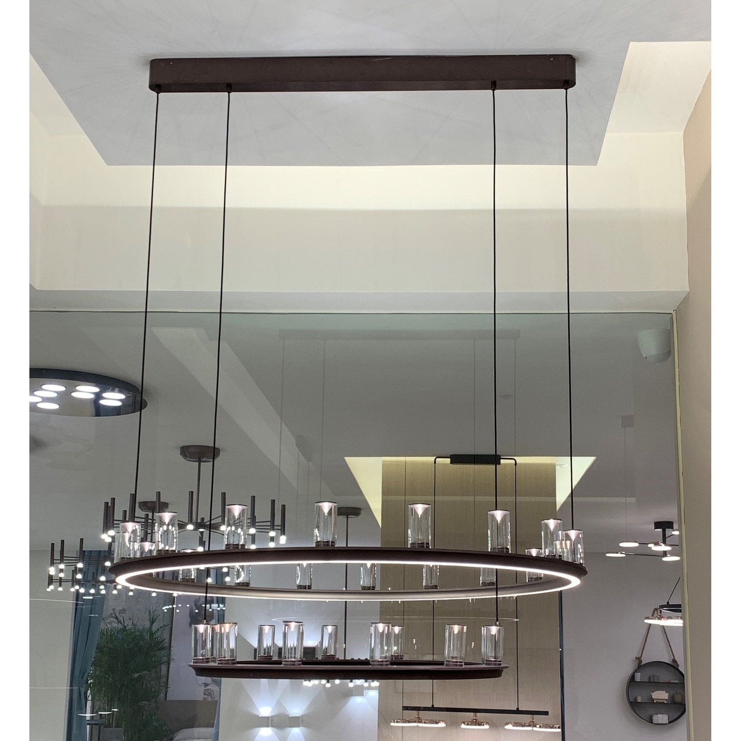 Aprilia Round LED Ring Chandelier - Kavker - 