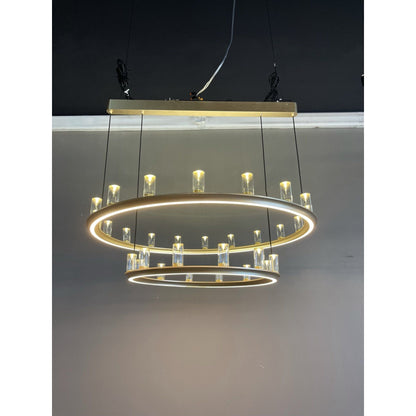 Aprilia Round LED Ring Chandelier - Kavker - 