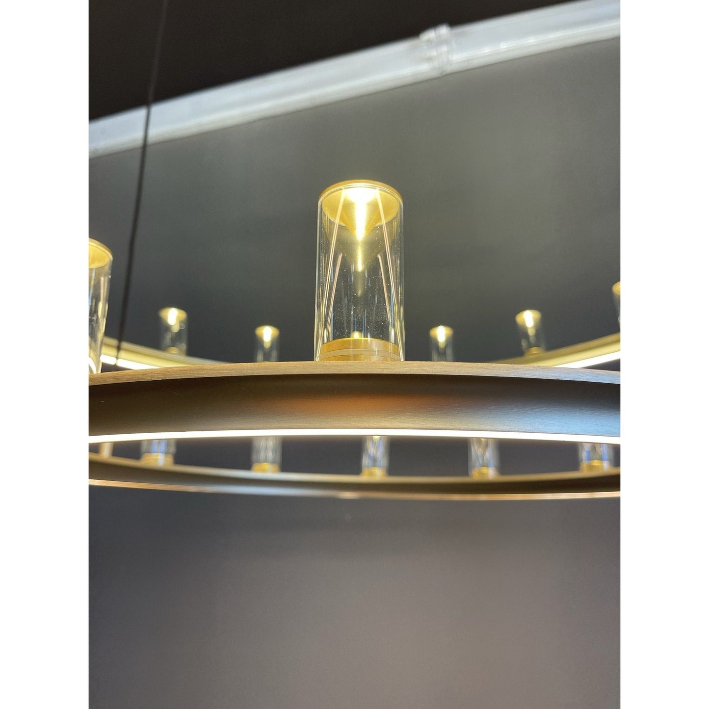 Aprilia Round LED Ring Chandelier - Kavker - 