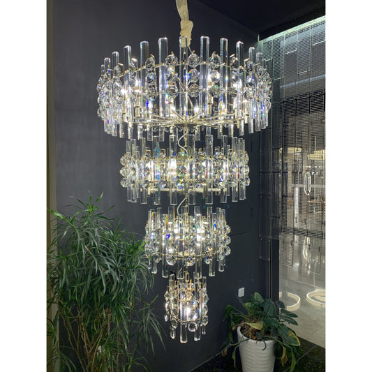 Gem Foyer Crystal Chandelier 95680-4 - Kavker -