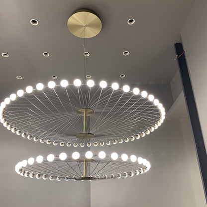 Almas Sputnik Round LED Ring Commercial Project Chandelier - Kavker - 