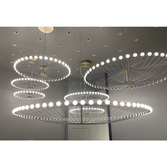 Almas Sputnik Round LED Ring Commercial Project Chandelier - Kavker - 