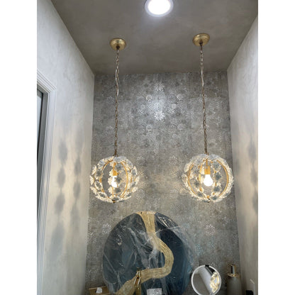 Monte Carlo Round Flower Pendant - Kavker