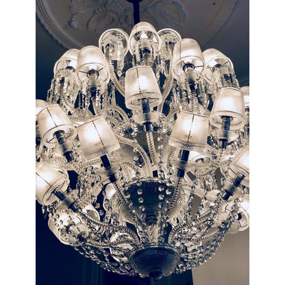 Adeline Leaded Round 50 Light Crystal Chandelier - Kavker - 