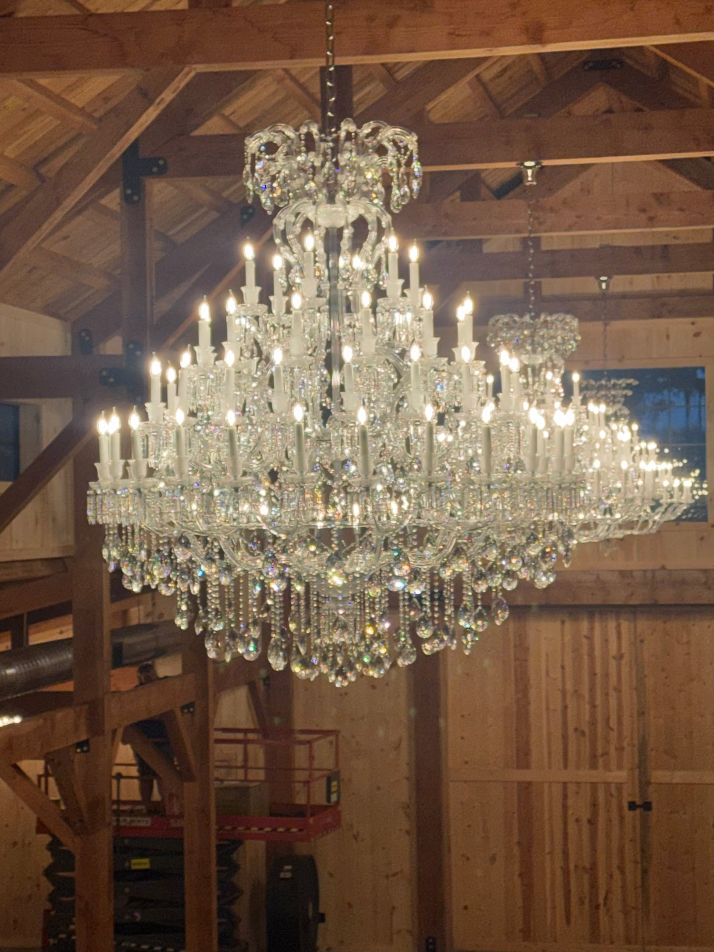 Allumage 66L Rococo/Maria Theresa Classic Crystal Chandelier for Foyer