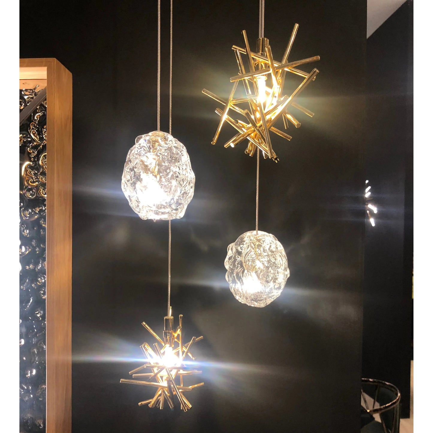 Nest Branching Glass Gem Pendant Light - Kavker