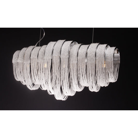 Rumi Linear Crystal Bead Chandelier - Kavker