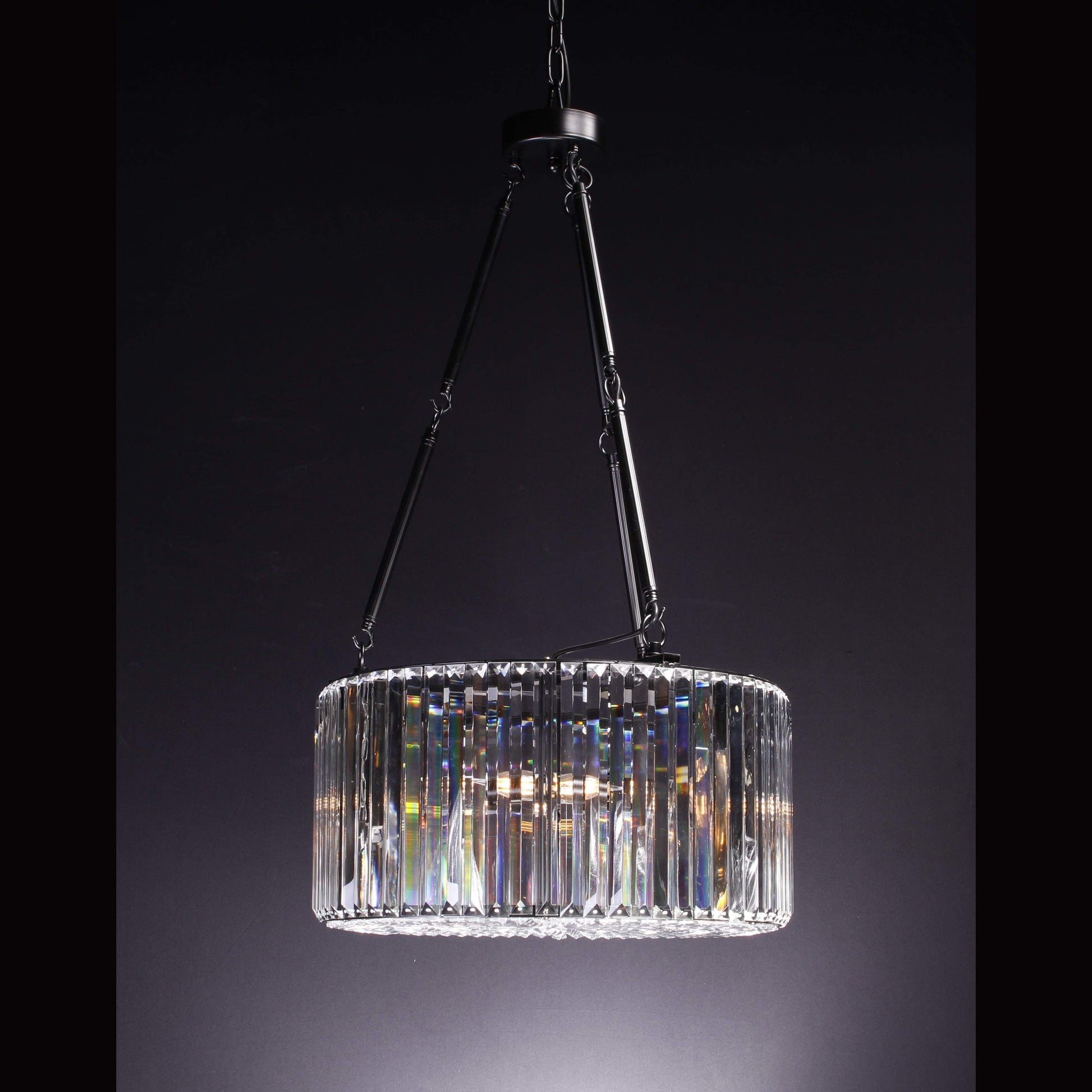 Prysm Medium Crystal Round Chandelier - Kavker