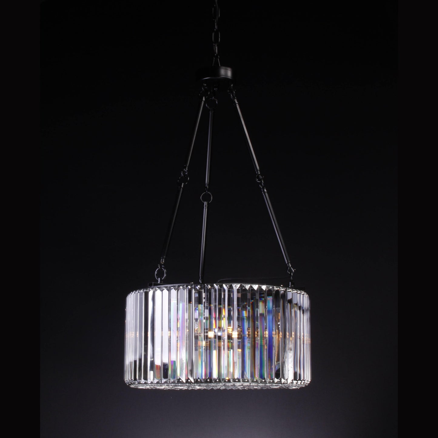 Prysm Medium Crystal Round Chandelier - Kavker