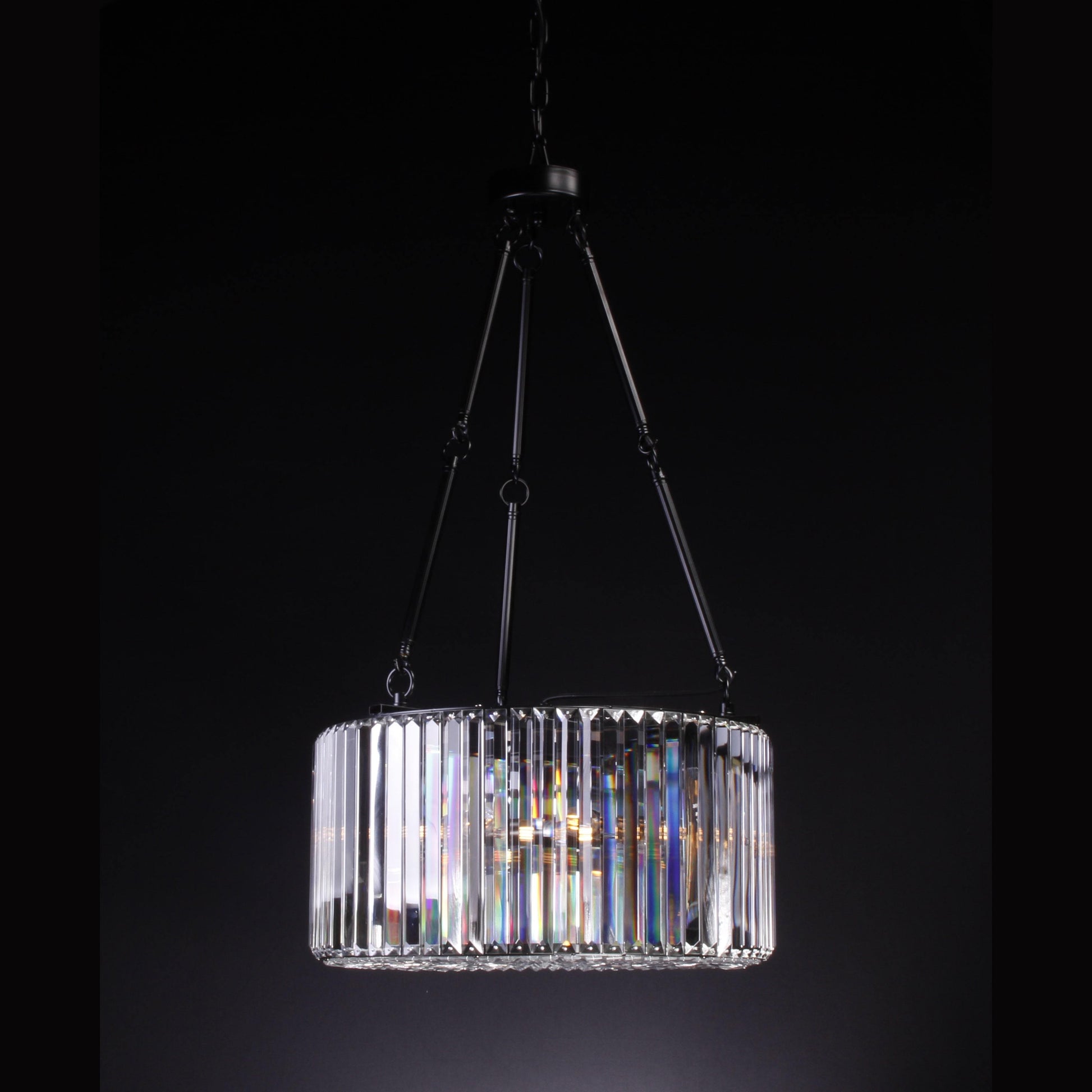 Prysm Medium Crystal Round Chandelier - Kavker