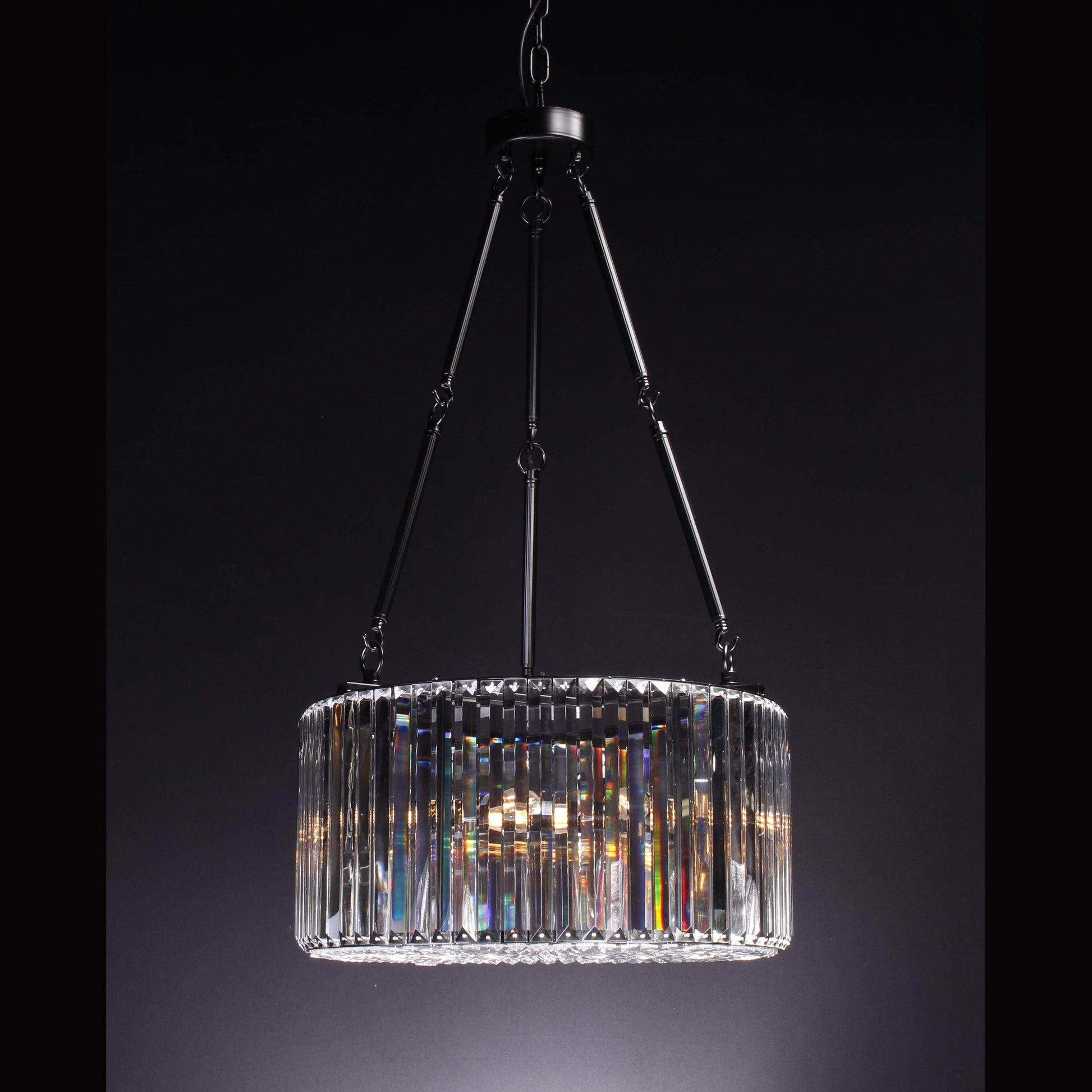 Prysm Medium Crystal Round Chandelier - Kavker