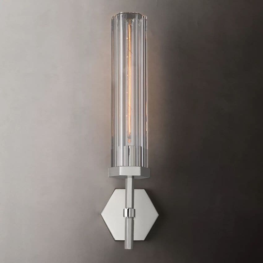 Lambert Hexagonal Grand Wall Sconce 19¼"H