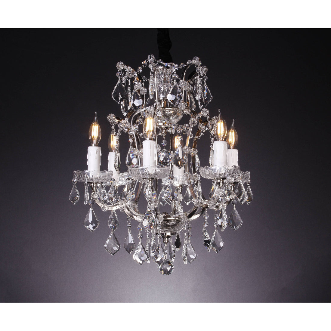 6 Light Maria Theresa Crystal Chandelier - Kavker - 