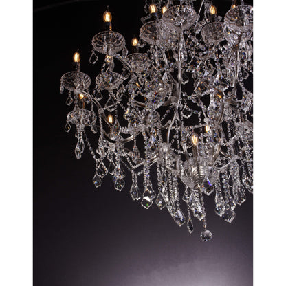 50 Light 60” Rococo Maria Theresa Crystal Chandelier - Kavker - 