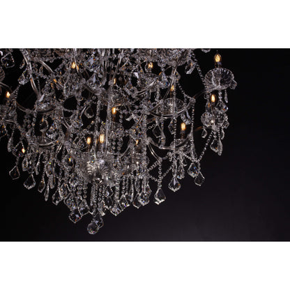 50 Light 60” Rococo Maria Theresa Crystal Chandelier - Kavker - 