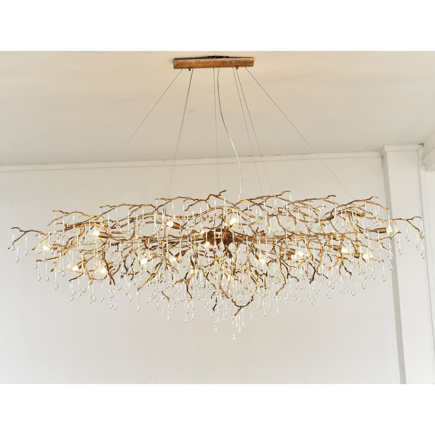 Livio Oval Branching Teardrop Chandelier - Kavker
