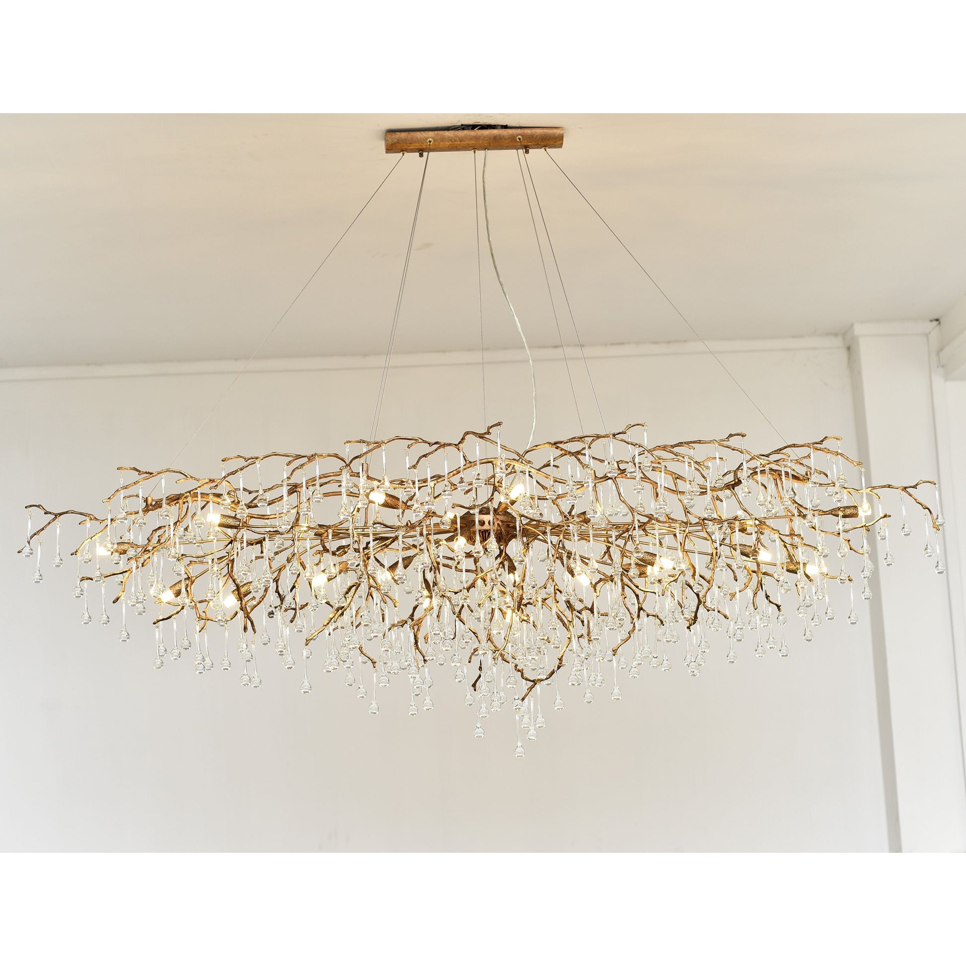 Livio Oval Branching Teardrop Chandelier - Kavker