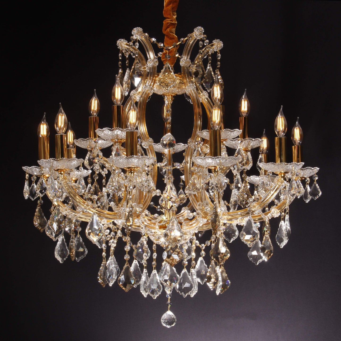 Maria Theresa 8 Light Crystal Chandelier by Kavker - Kavker