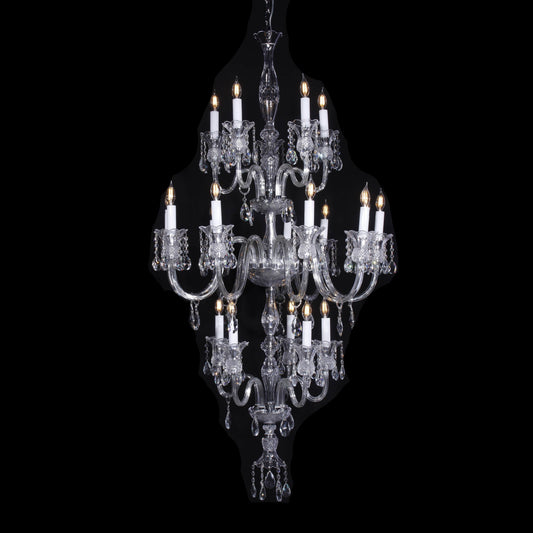 Scala 20 Light 69" Crystal Chandelier - Kavker