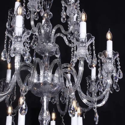 Scala 20 Light 69" Crystal Chandelier - Kavker