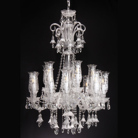Ivanka 15 light Bohemian Crystal Chandelier - Kavker