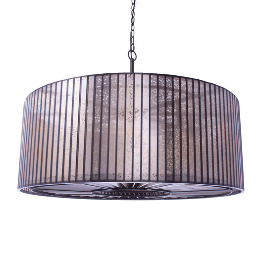 Round Mercury Glass Chandelier - Kavker