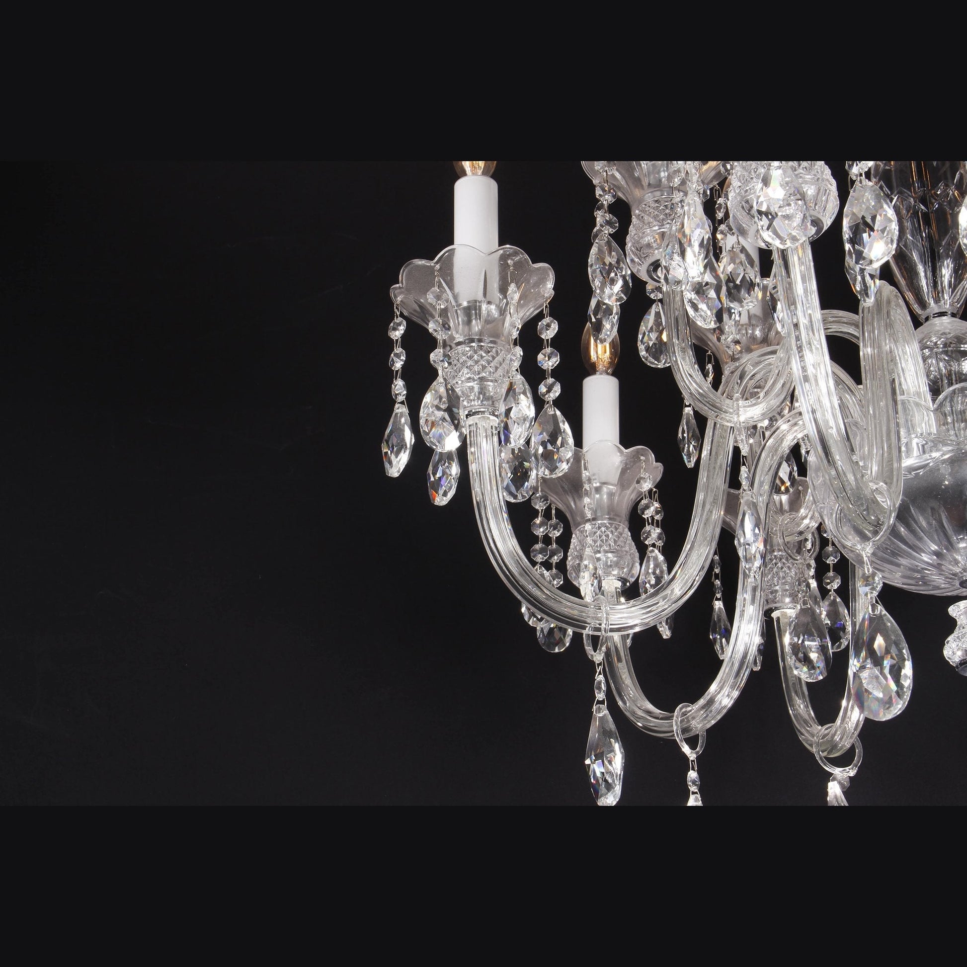 Scala Crystal 12 Light Chandelier - Kavker