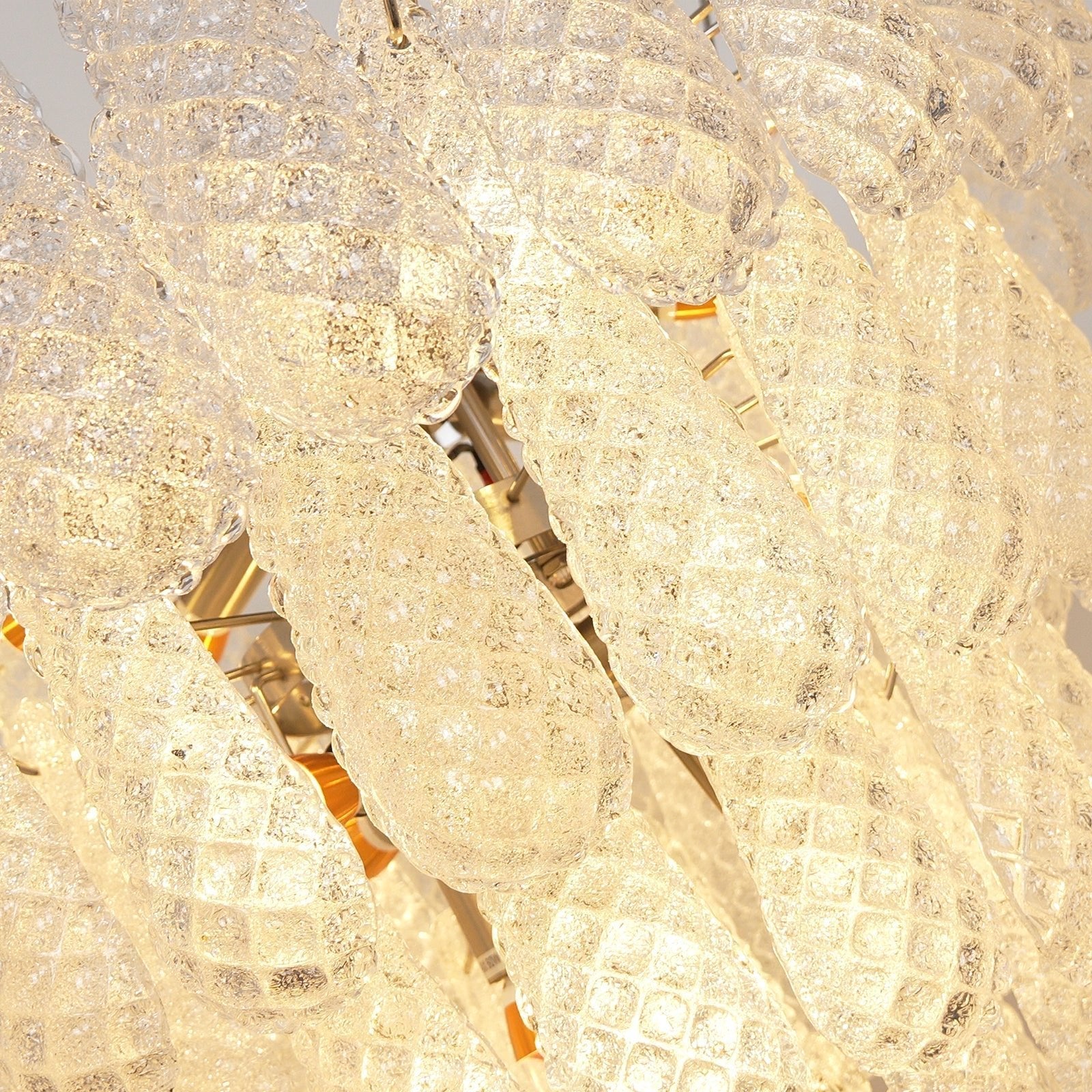 Exquisite Murano Glass Dewdrop Chandelier