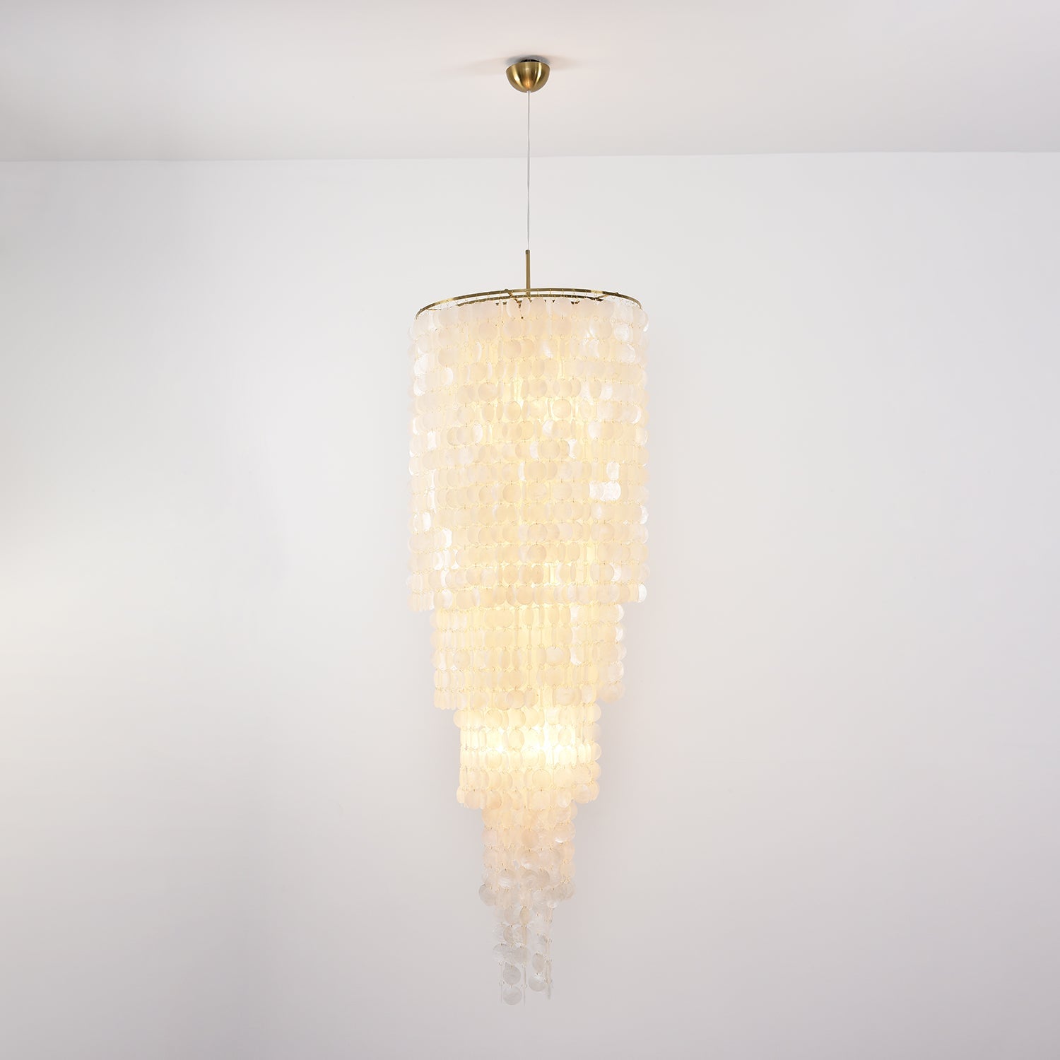 Modern Nerida Shell Chandelier