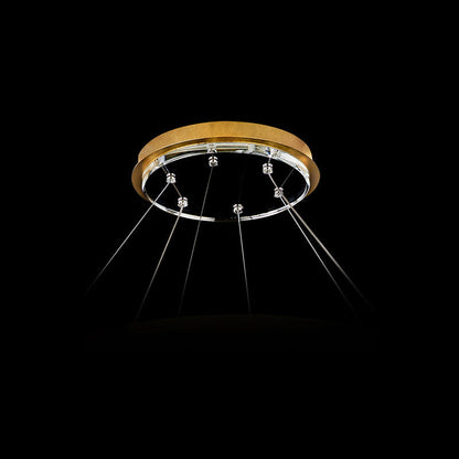Meet Crystal Chandelier S9192 Pavona 36" LED Pendant