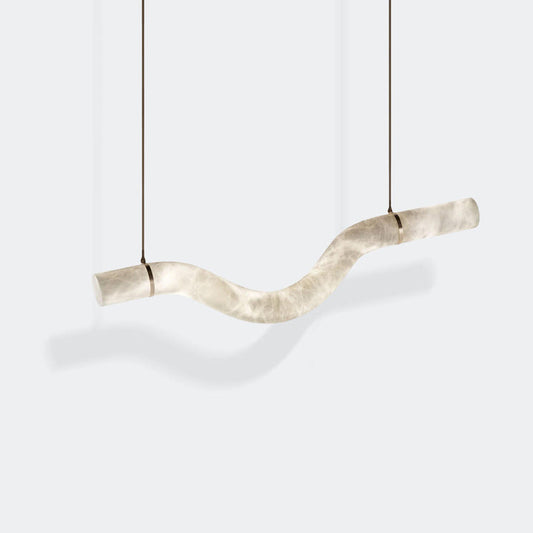 Simplicity Alabaster Linear Chandelier-Kavker