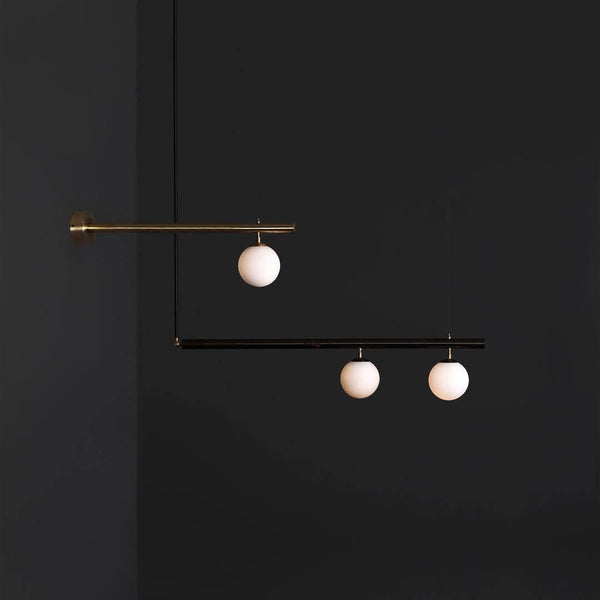 Vakkerlight Satellite Geometric Modern Ceiling Pendant Light – Gold/Black/Brass