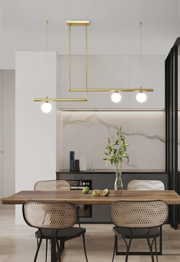 Vakkerlight Satellite Geometric Modern Ceiling Pendant Light – Gold/Black/Brass