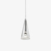 Elegant Tuileries Glass Pendant Light with Chrome Iron Frame