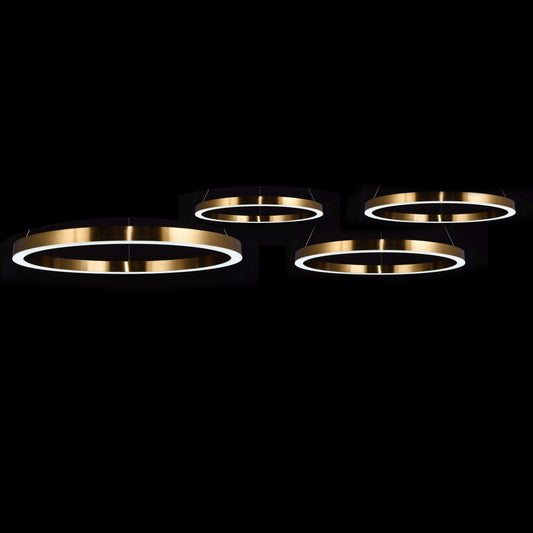 Liana Round 4-Ring Cascade LED Chandelier - Kavker - 