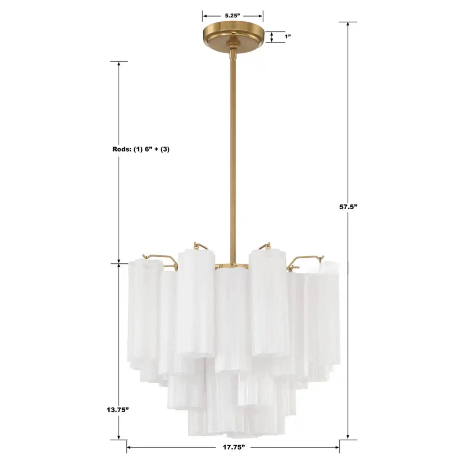 Addis Chandelier 17.8" 19.8" 22" 26.8" 32''D-Kavker