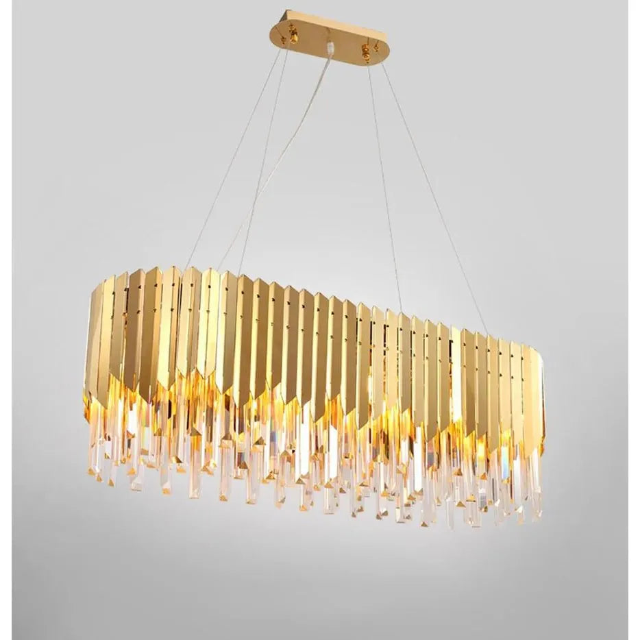 Arrows Rectangular Crystal Chandelier - Kavker