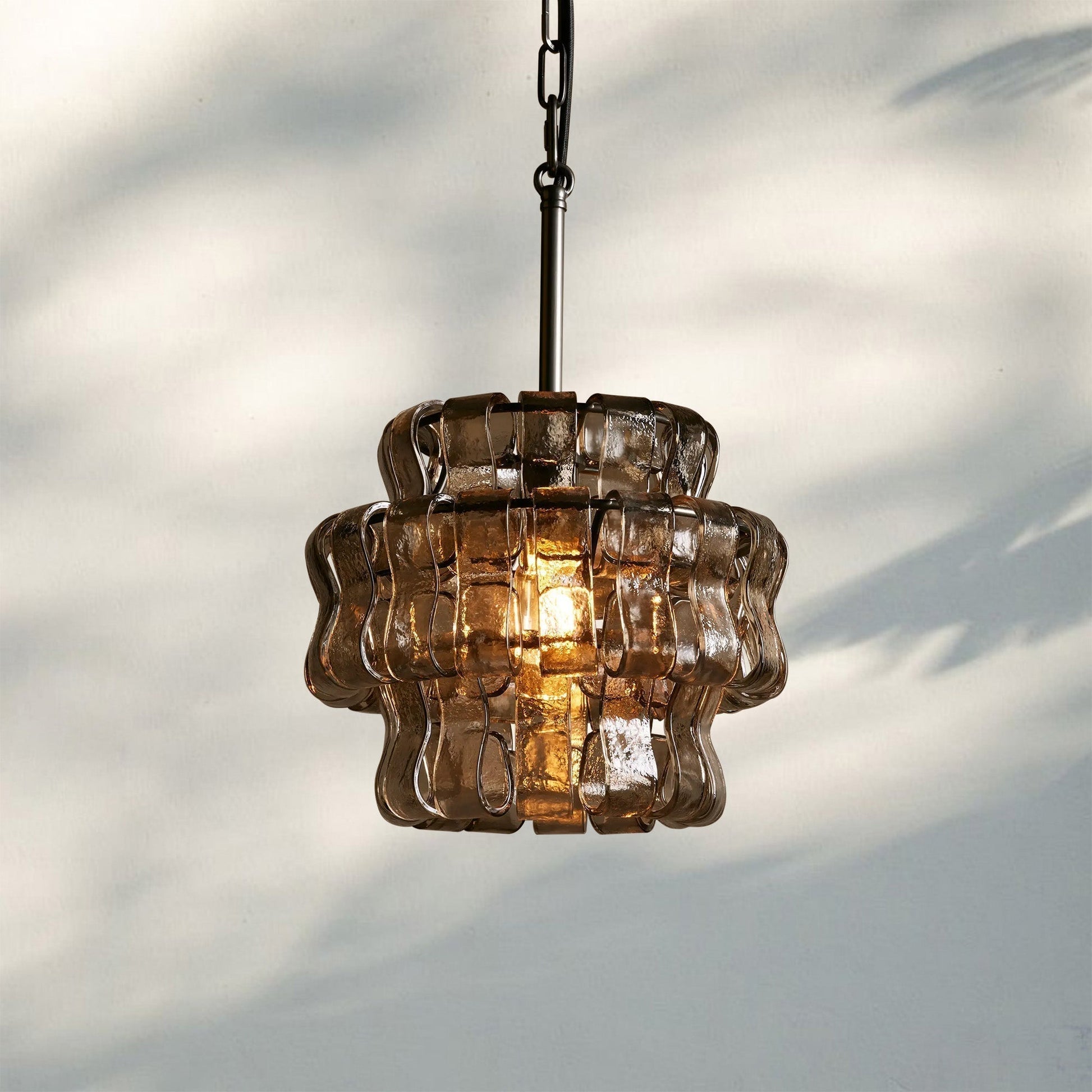 Ghiaccio Pendant Light - BrassClear-Kavker