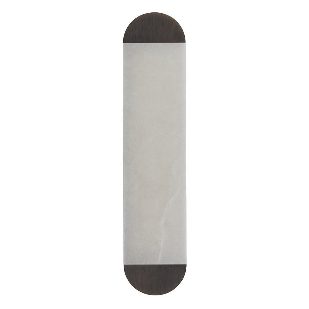 Ghost alabaster wall sconce