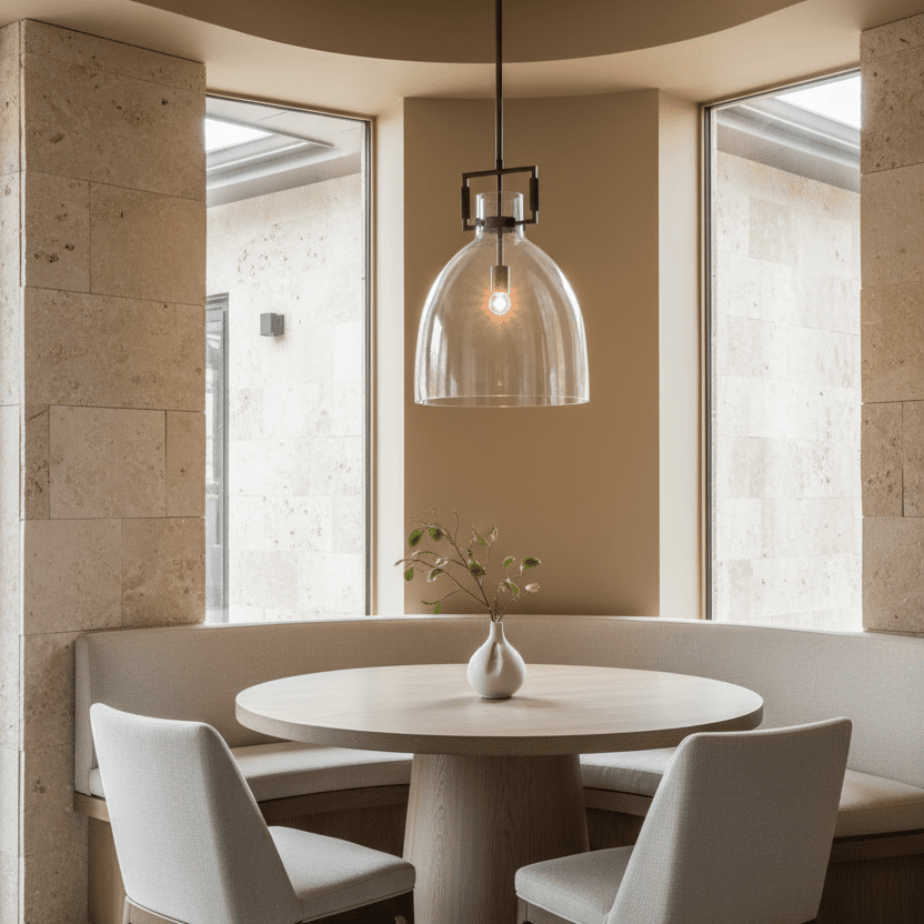 Globe - Polished Nickel - Breakfast Nook